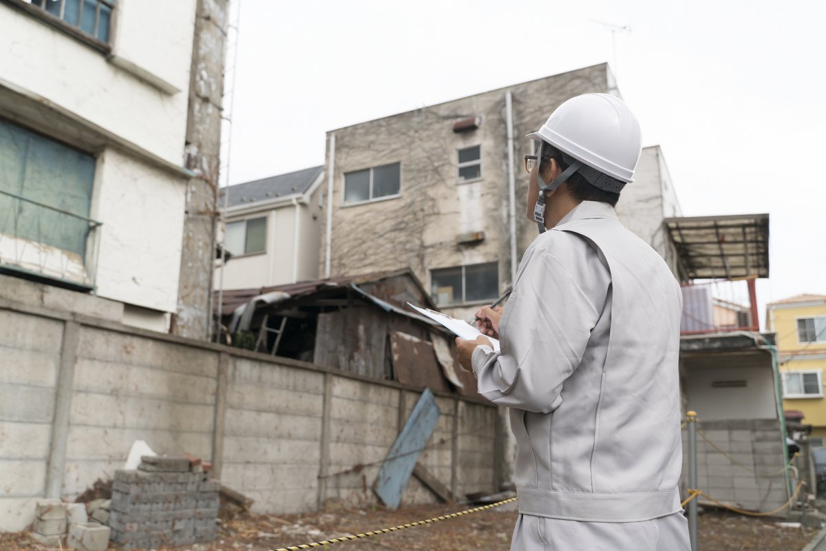 老朽建物の解体工事 Before